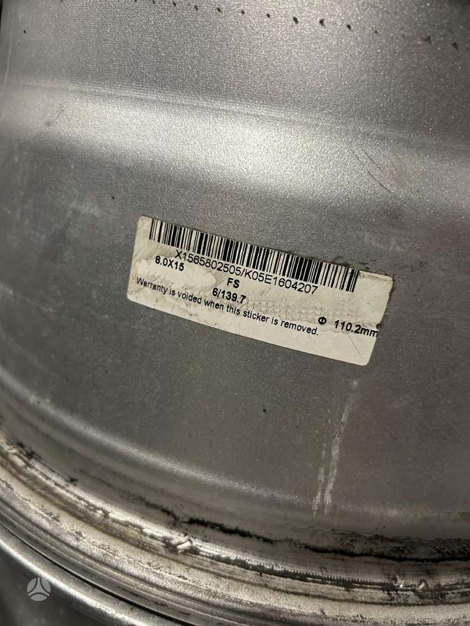 Mitsubishi L200, light alloy, R15