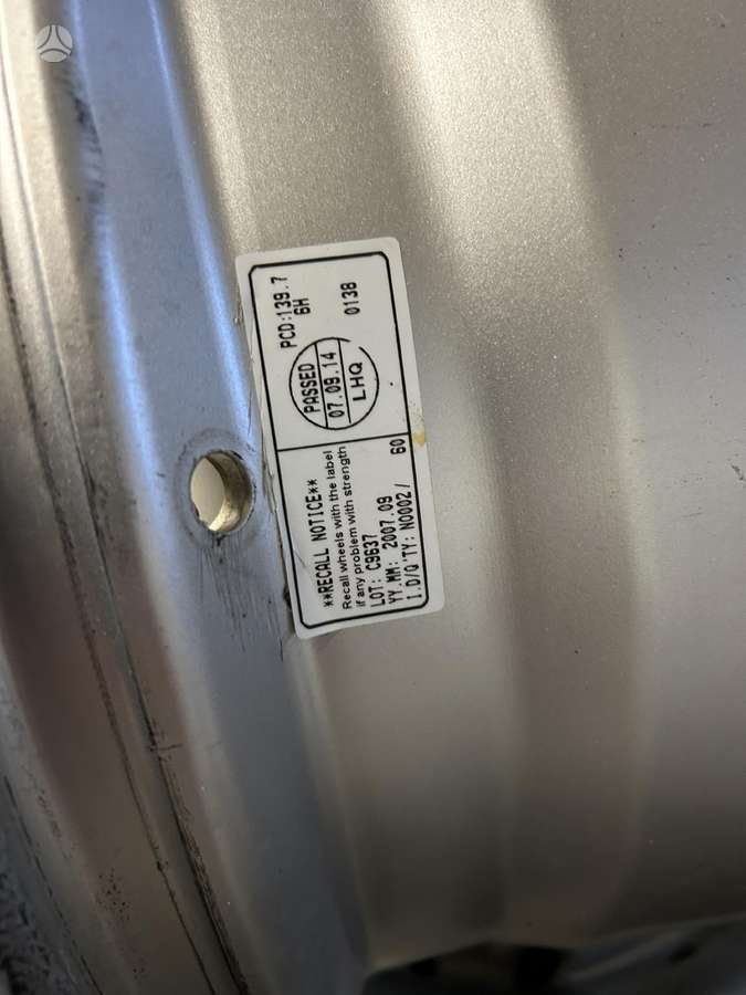 Mitsubishi L200, light alloy, R16