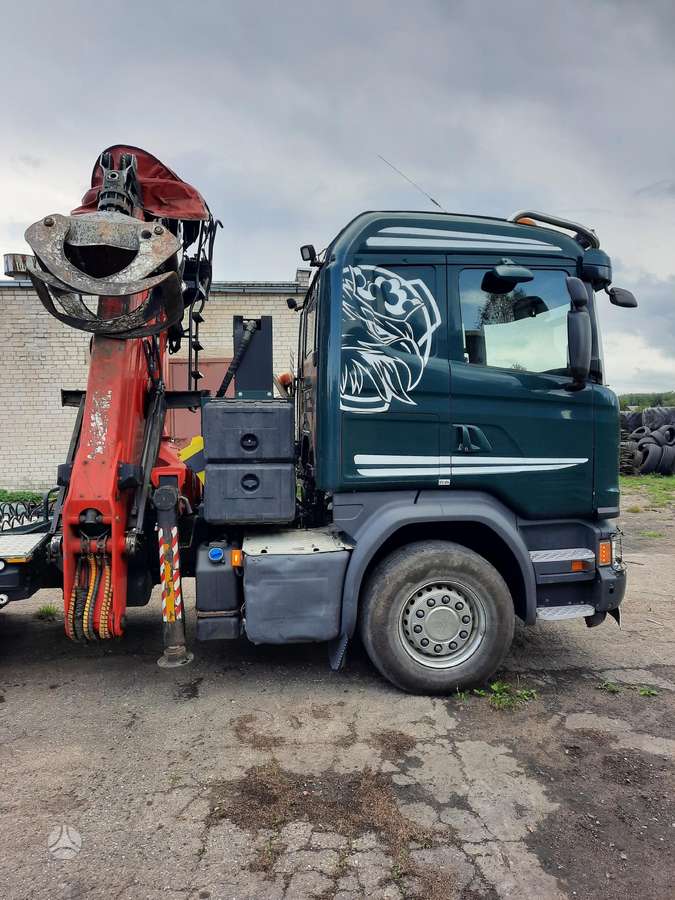 Scania G450, timber trucks