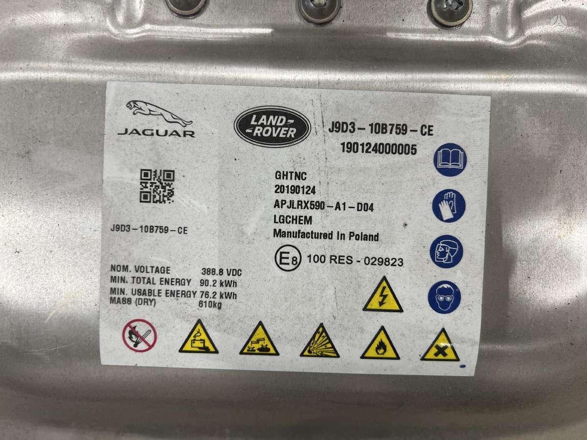Jaguar I-Pace, J9D3-10B759-CE