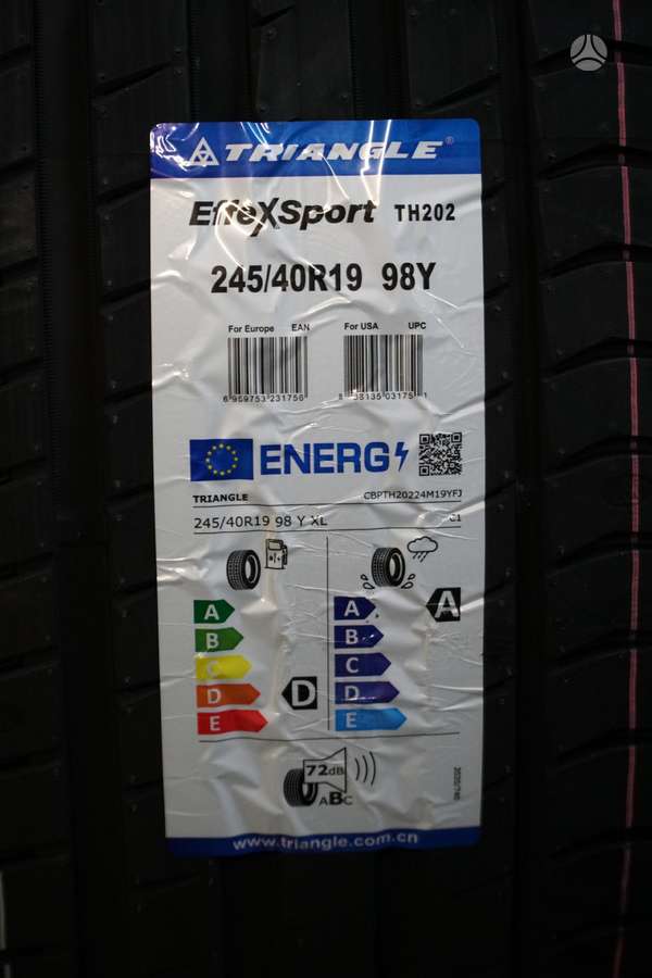 Triangle EFFEXSPORT (TH202), vasarinės 245/40 R19