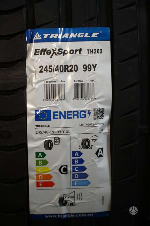 Triangle EFFEXSPORT (TH202), летние 245/40 R20