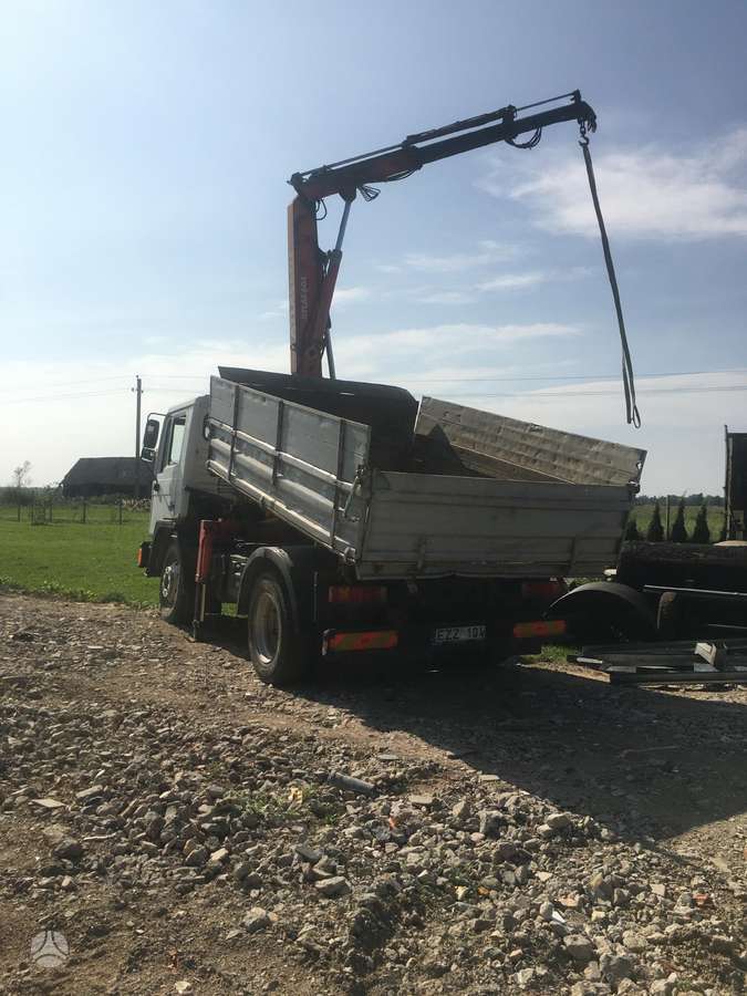 MAN 12, dumpers with crane