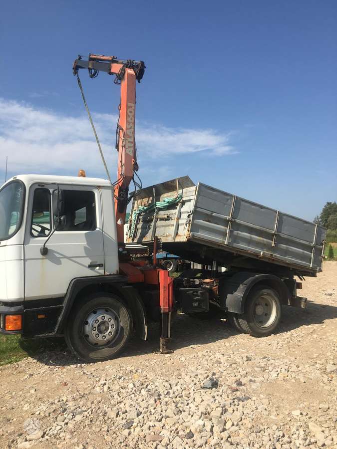 MAN 12, dumpers with crane