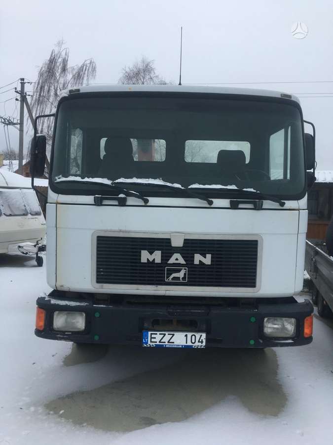 MAN 12, dumpers with crane