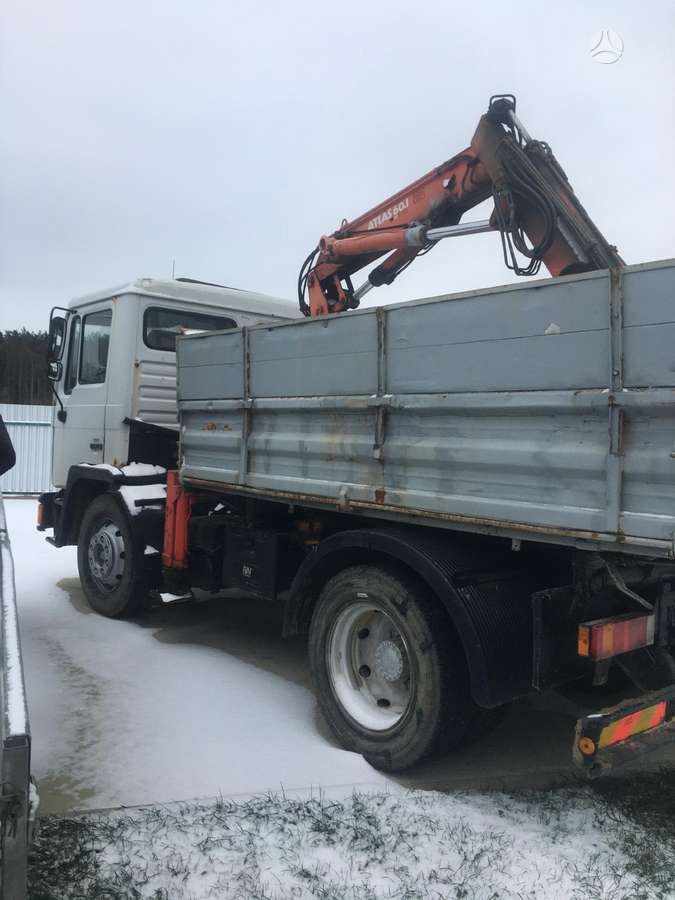MAN 12, dumpers with crane