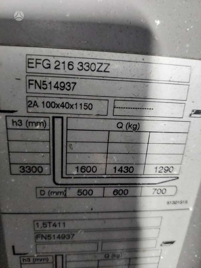 Jungheinrich EFG 216, forklifts