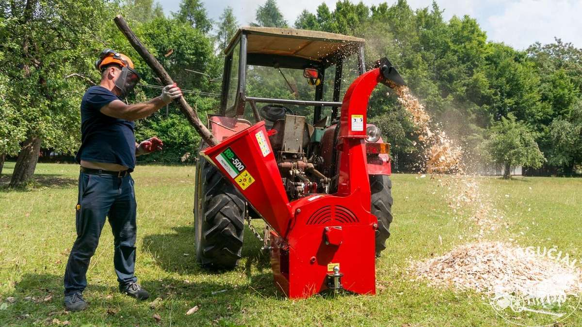 Remet Šakų smulkintuvas, измельчители / дровоколы