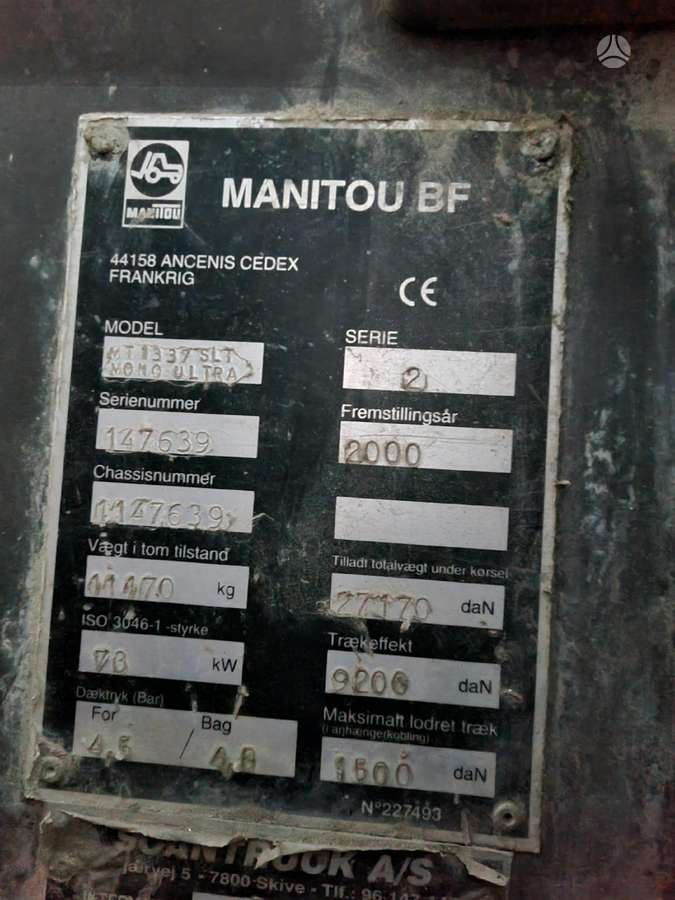 Manitou 1337SL, telescopic handler