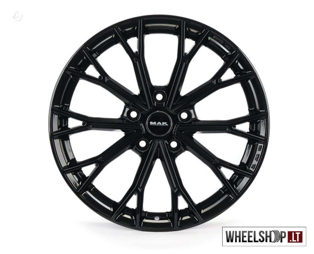 MAK Asphalt Gloss Black, light alloy, R18