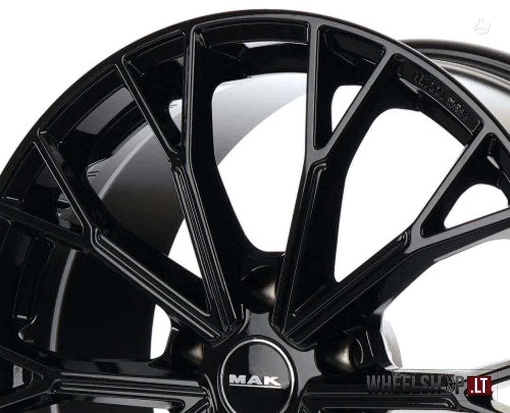 MAK Asphalt Gloss Black, light alloy, R18