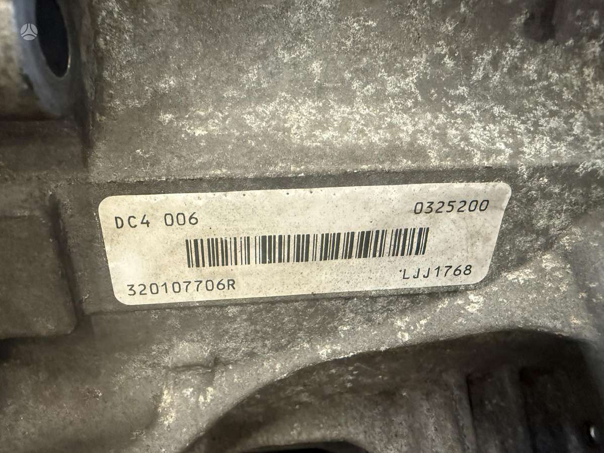 Renault Captur, DC4006, gearbox