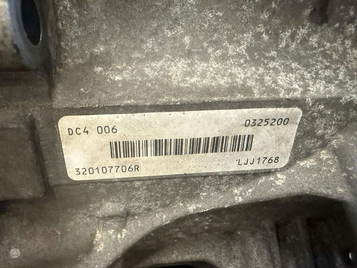 Renault Captur, DC4006, коробка передач