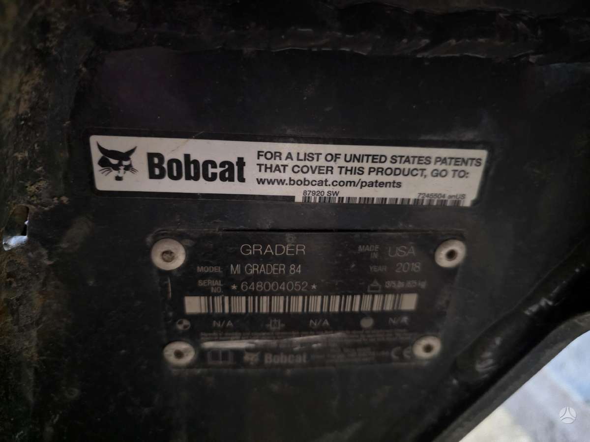 Bobcat MI GRADER 84, greideriai