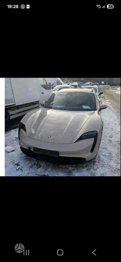 Porsche Taycan kėbulo dalys