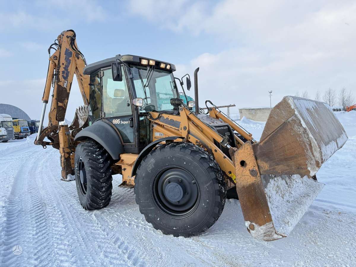 Case 695 SUPER R JOYSTICK, excavator loader