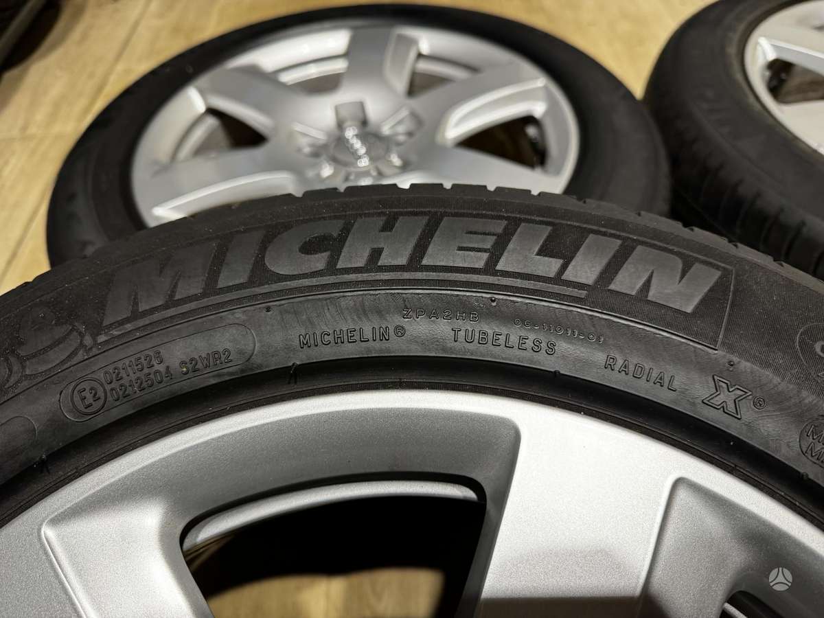 Audi A6 C7 su vas. padangomis, light alloy, R17