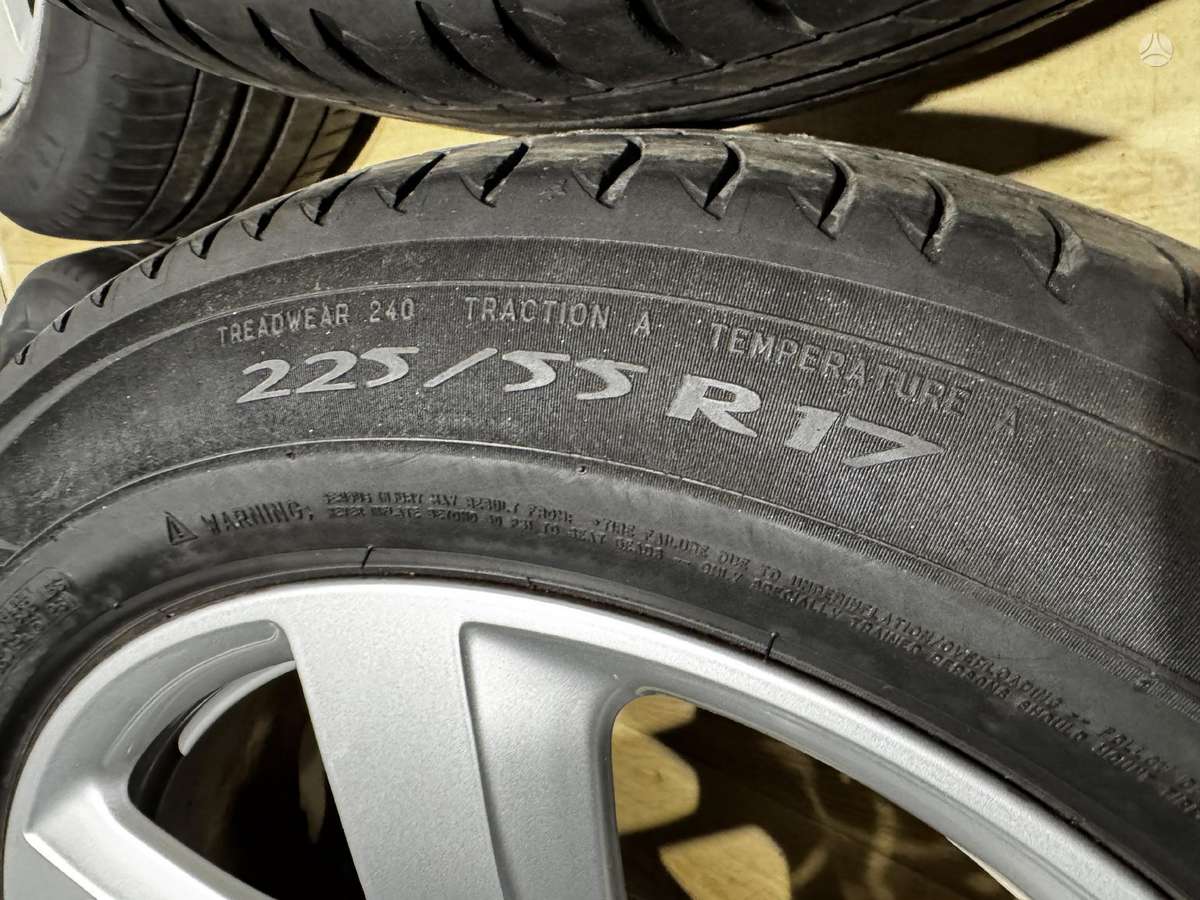 Audi A6 C7 su vas. padangomis, light alloy, R17