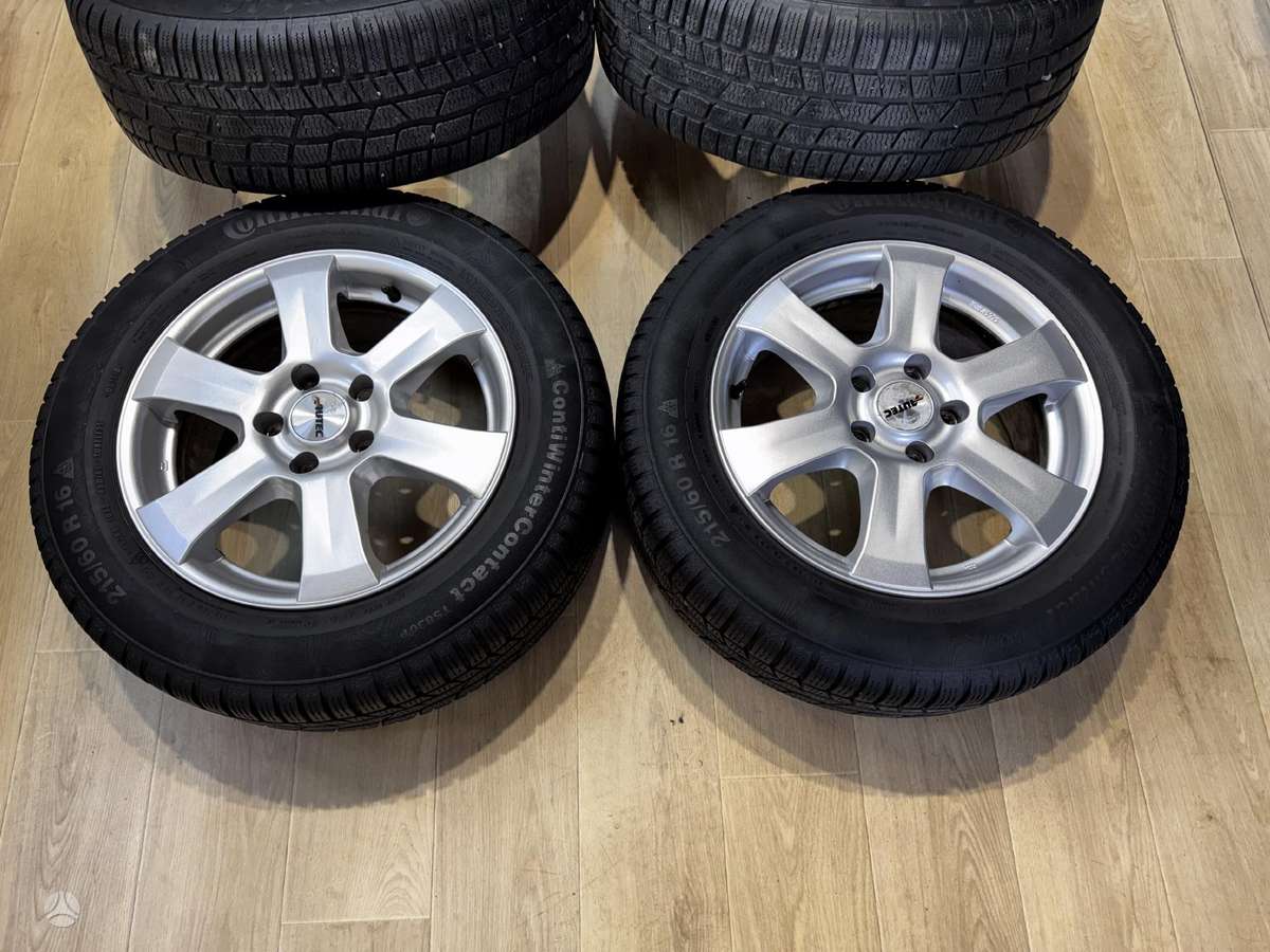 Autec Su žiem. padangomis, light alloy, R16