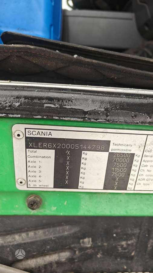 Scania 420 6x2, double sleeper