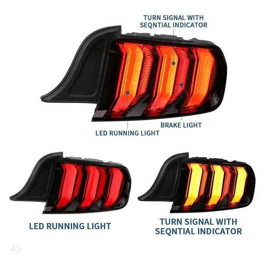 Ford Mustang lights, lamps