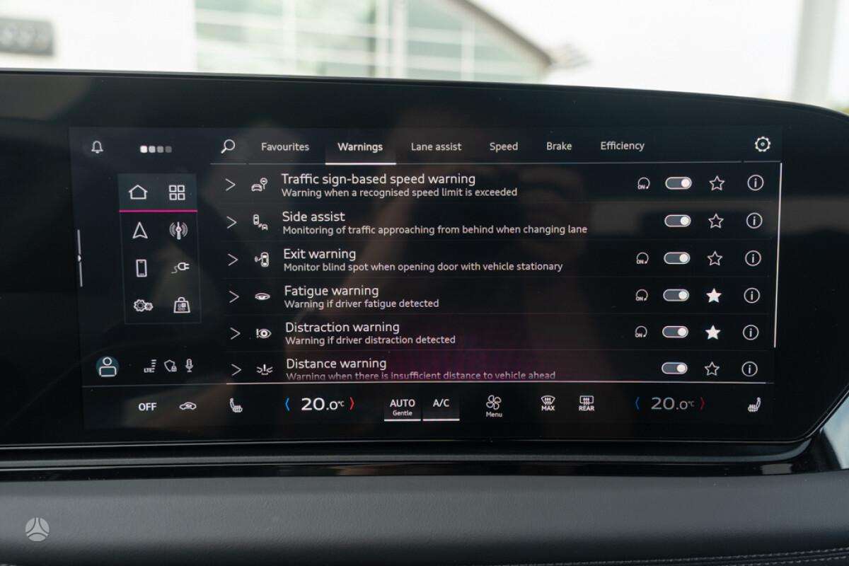 Audi A6 e-tron, sedanas