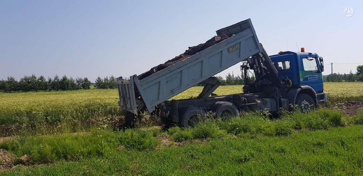 Mercedes-Benz Atego, dumpers with crane