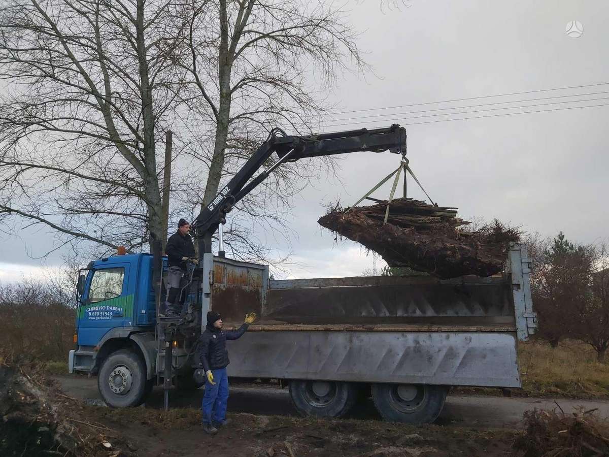 Mercedes-Benz Atego, dumpers with crane