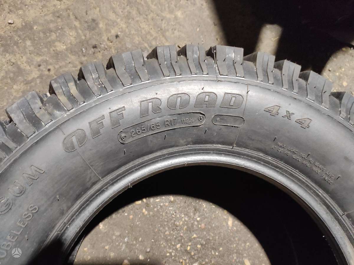 Bridgestone (ZieminesUniversaliosVasarines, summer 265/65 R17