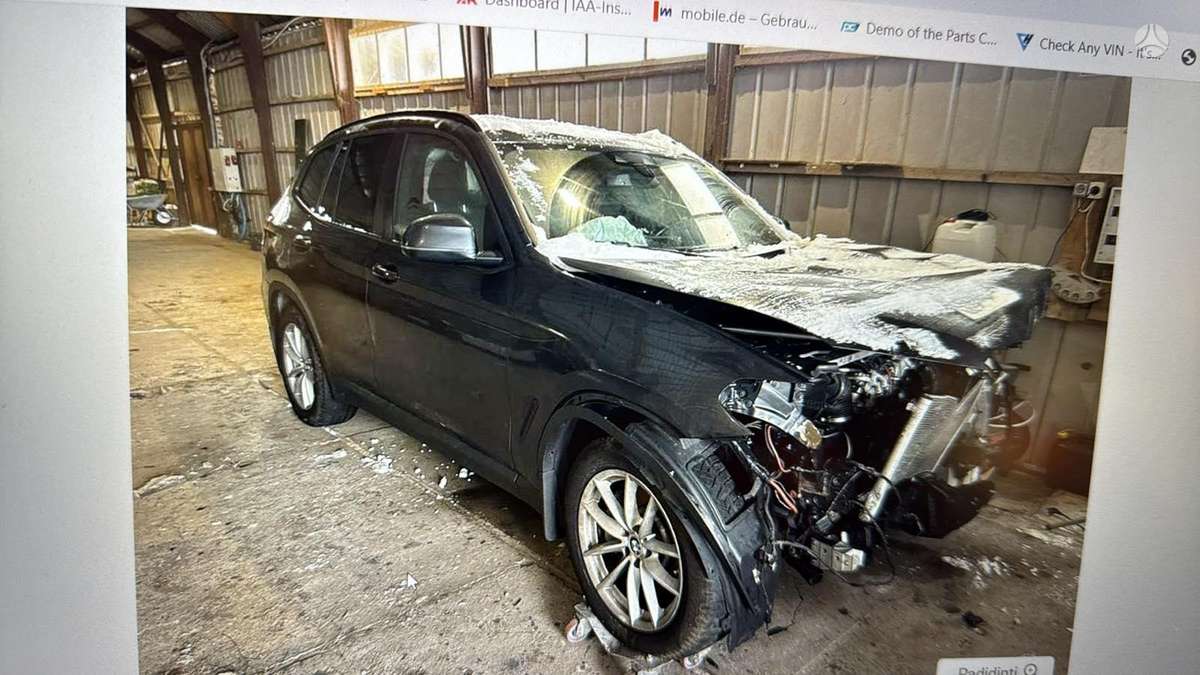 BMW X3 dalimis. 68000 km a90