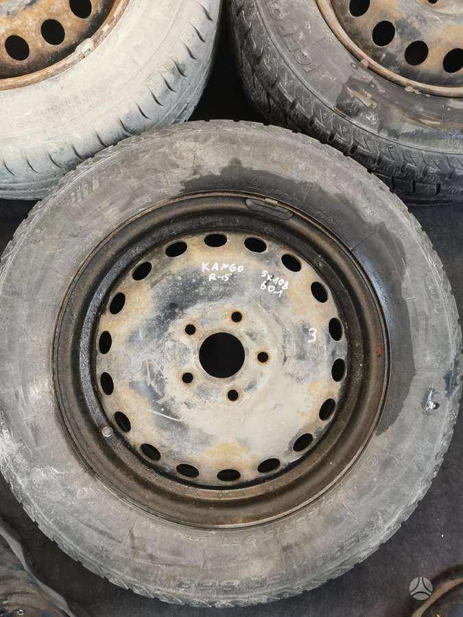 Renault, стальные штампованные диски, R15