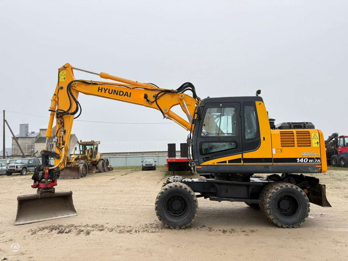 Hyundai Robex 140 W-7A ROTOTILT, экскаваторы