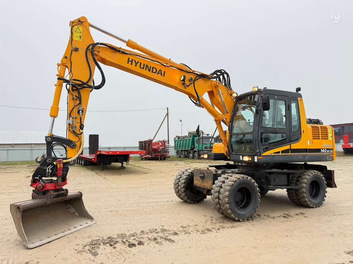 Hyundai Robex 140 W-7A ROTOTILT, экскаваторы