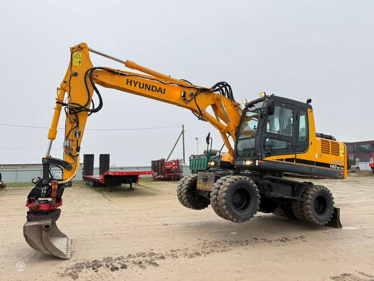 Hyundai Robex 140 W-7A ROTOTILT, экскаваторы