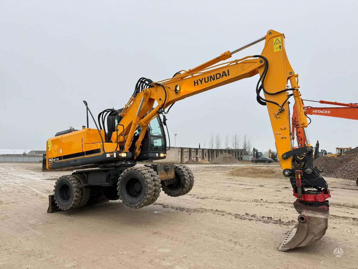 Hyundai Robex 140 W-7A ROTOTILT, экскаваторы