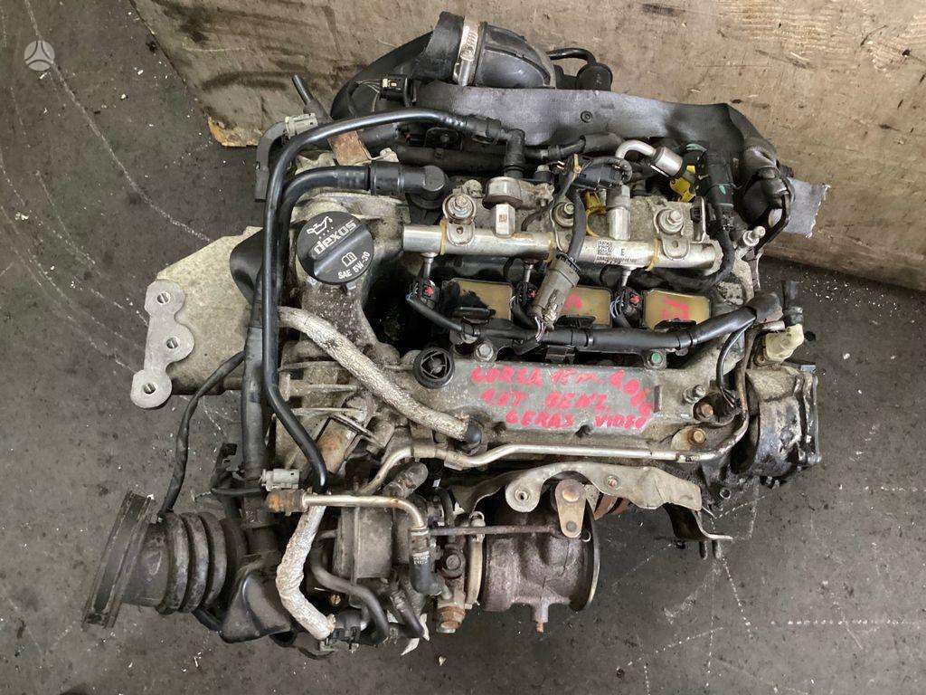 Opel Corsa, B10XFL, коробка передач, двигатель