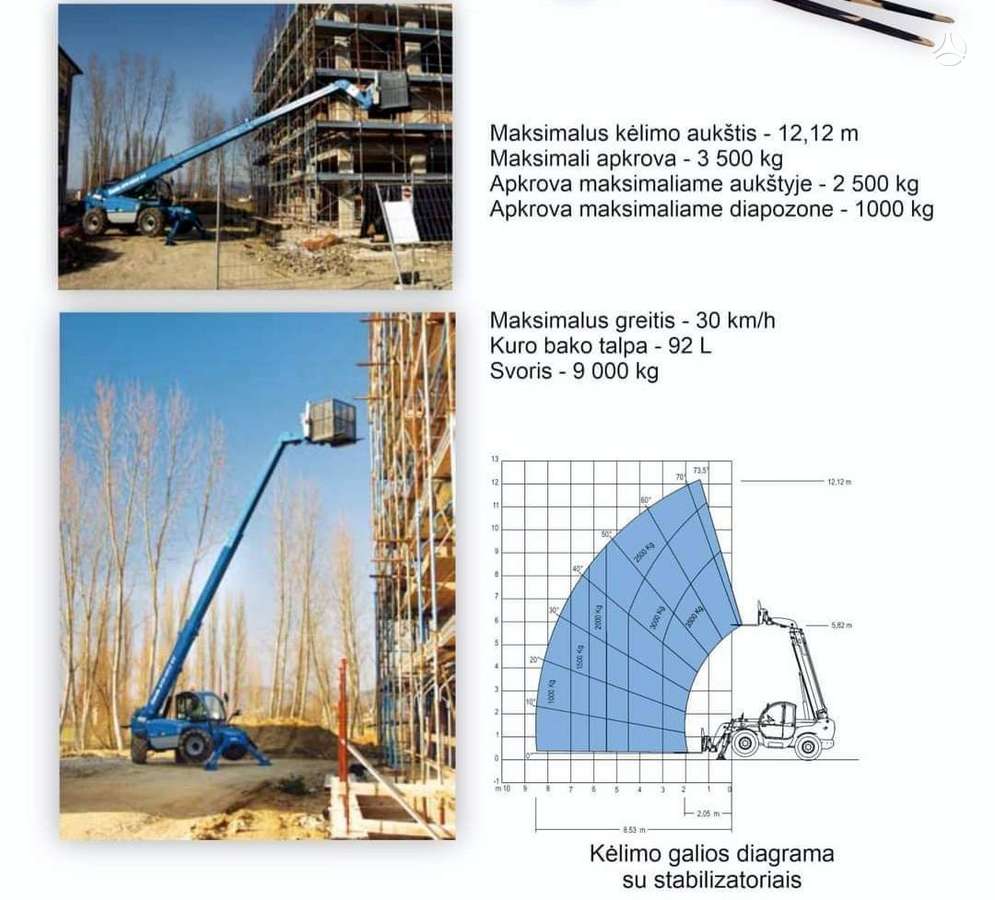 Genie Reacher GTH 3512, telescopic handler