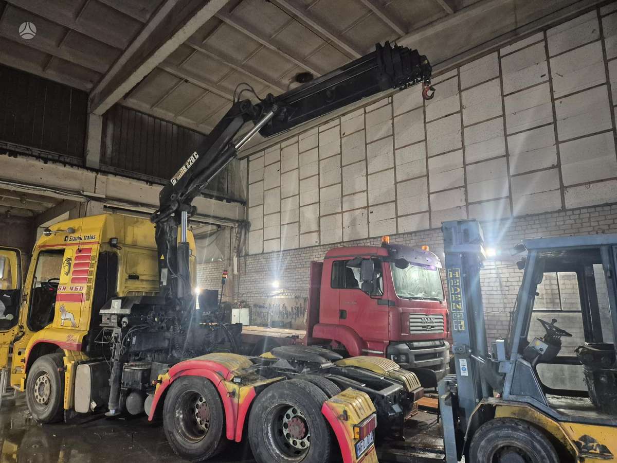 HIAB 220 5 teleskopai, cranes / grapples