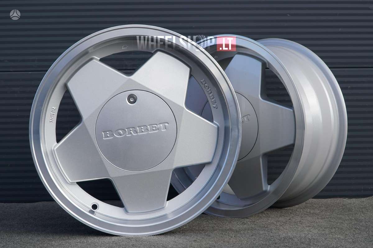 Borbet A Silver Polished, light alloy, R15