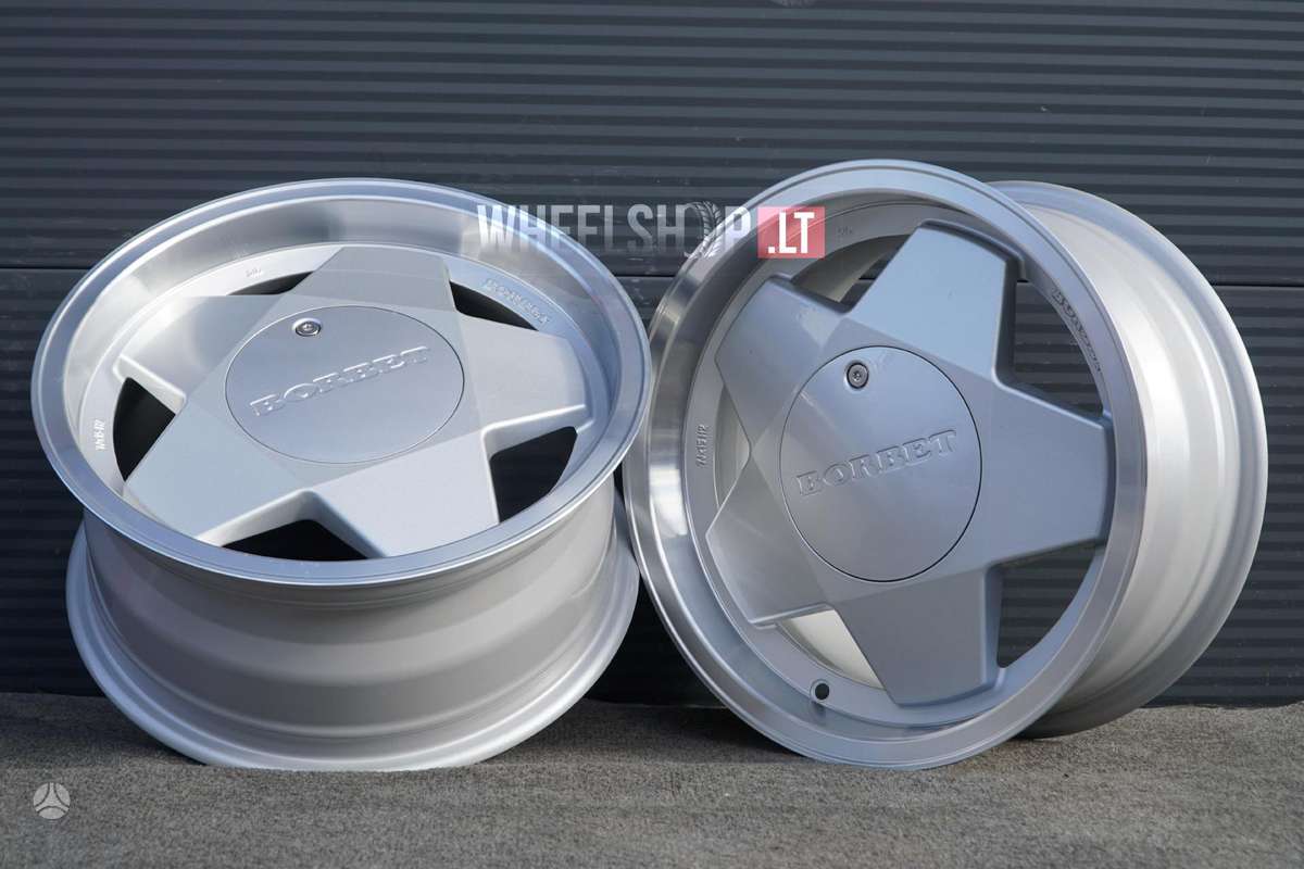 Borbet A Silver Polished, light alloy, R15