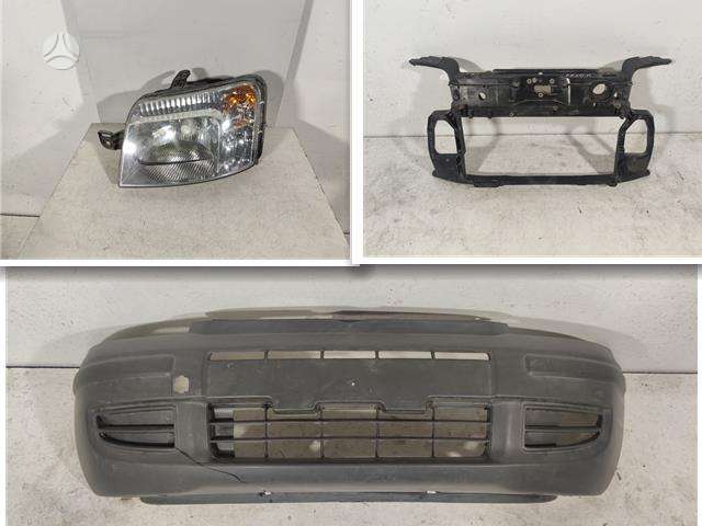 Fiat Panda bumper reinforcement, bumpers, lights
