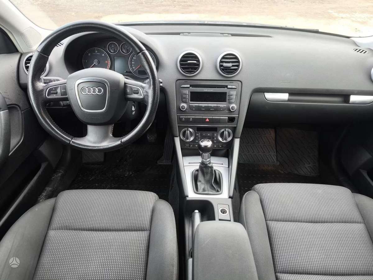 Audi A3, 202t/km ☎️, dalimis