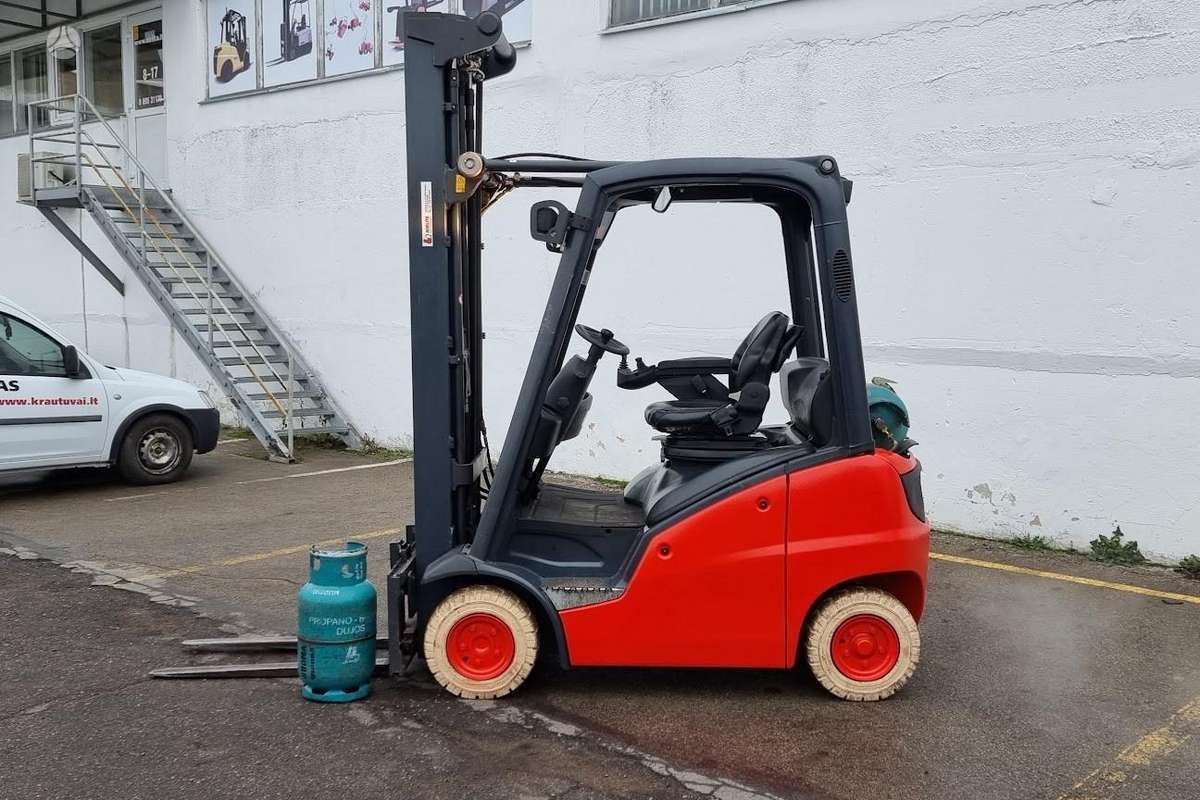 Linde H14T, šakiniai krautuvai