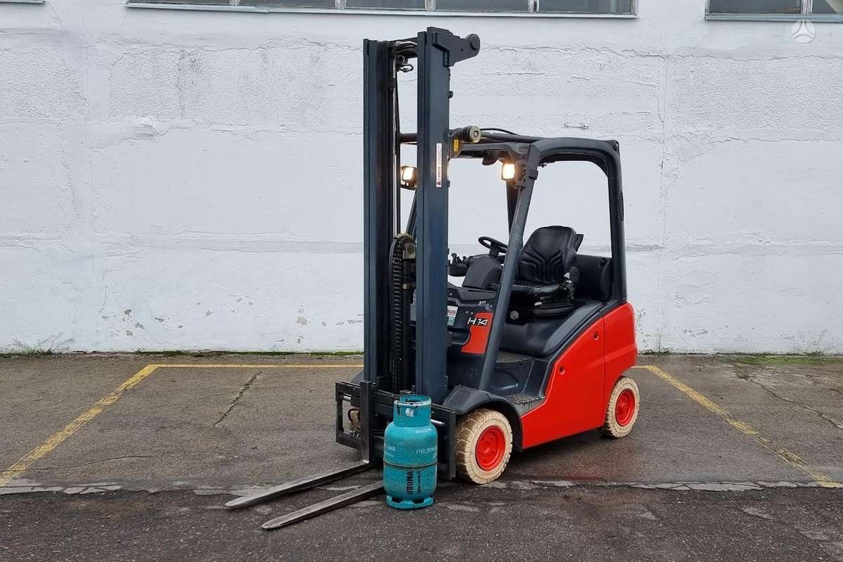 Linde H14T, šakiniai krautuvai