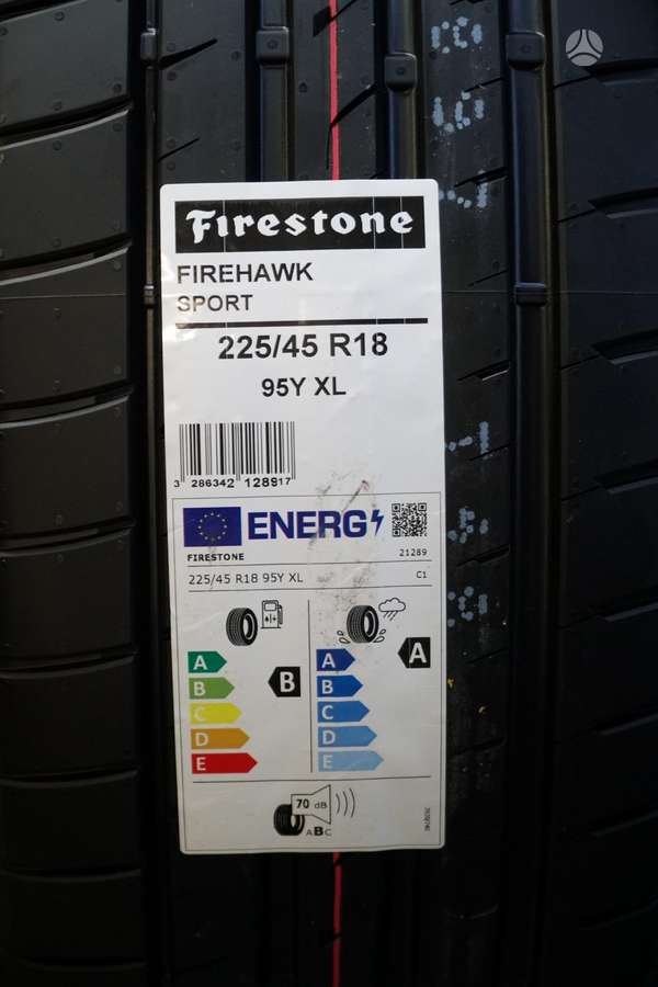 Firestone Firehawk Sport, летние 225/45 R18