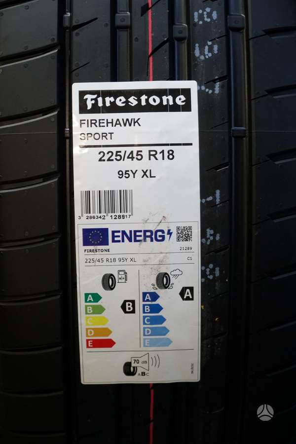 Firestone Firehawk Sport, summer 225/45 R18