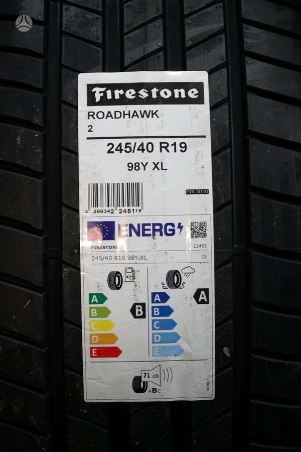 Firestone Roadhawk 2, summer 245/40 R19
