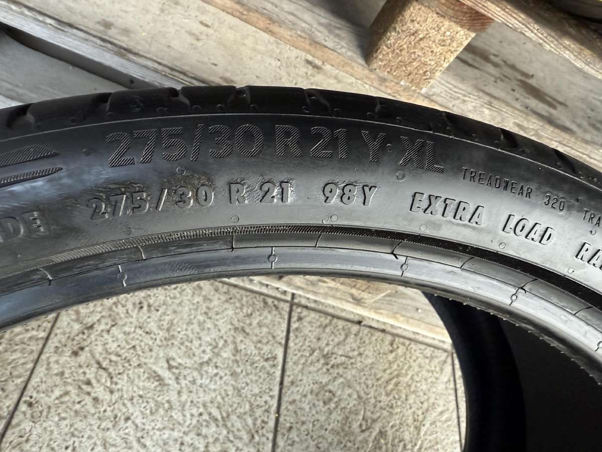 Continental 275/30+245/35//2024m, летние 275/30 R21