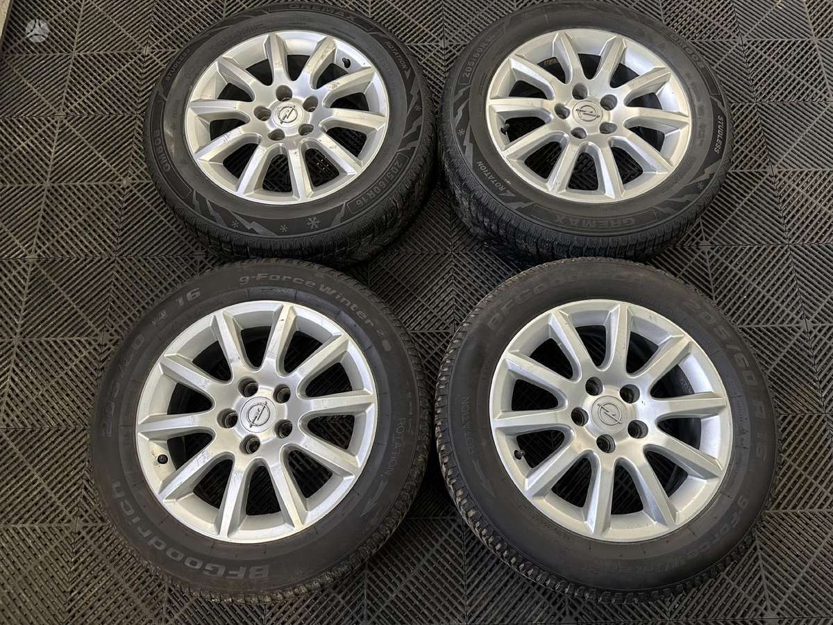 Opel Astra / Zafira 5x110, light alloy, R16