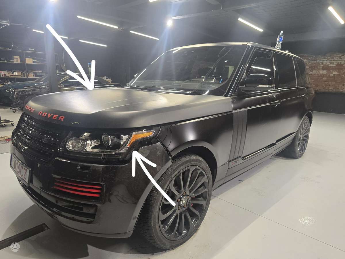 Land Rover Range Rover hood (front, rear), lights